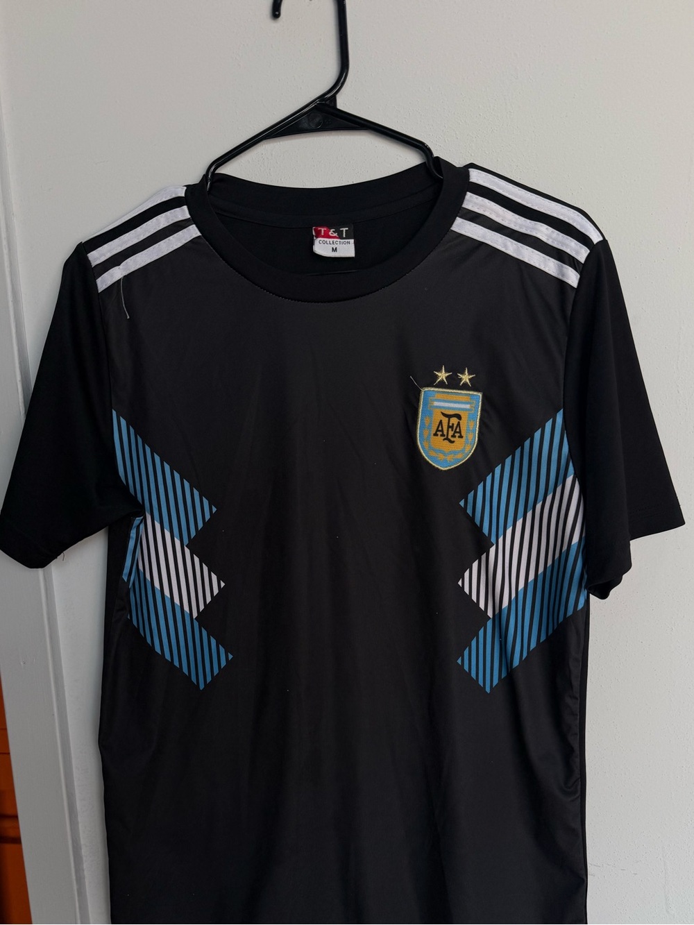 Argentina AFA Replica Men's Black Training Shirt